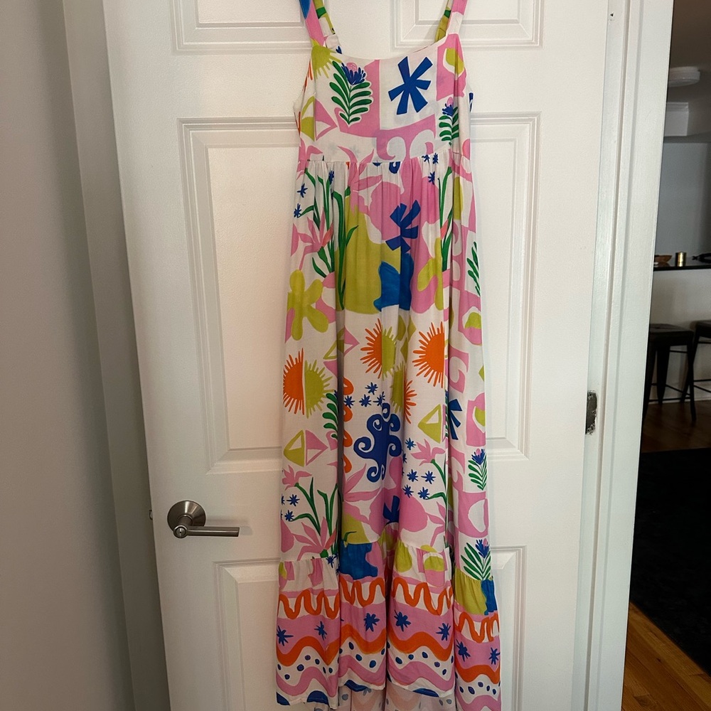 NWT Colorful Patterned Maxi Dress